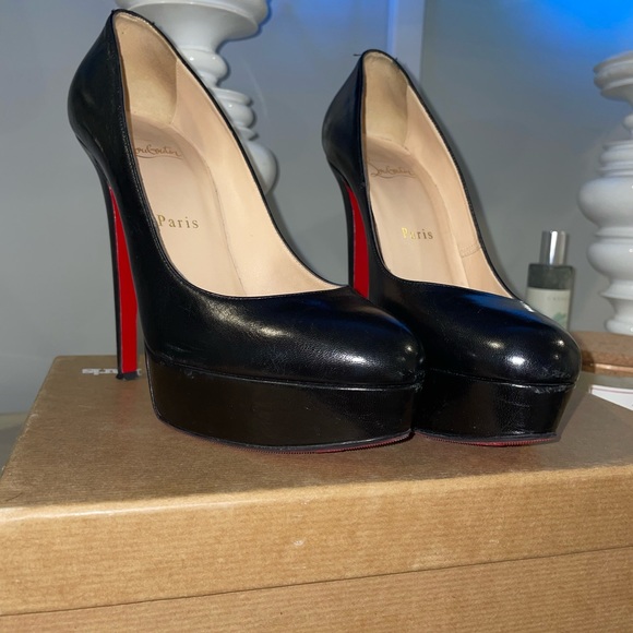 Christian Louboutin Bianca 140 Black leather - Picture 6 of 6